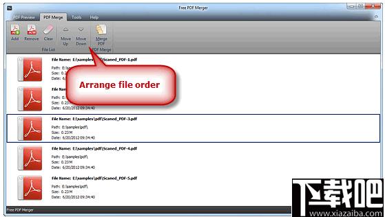 Free PDF Merger下载,PDF合并,文件合并,PDF加密,PDF阅读