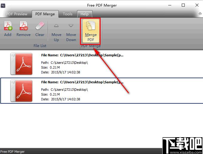 Free PDF Merger下载,PDF合并,文件合并,PDF加密,PDF阅读
